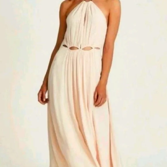 NWT REISS | Marta Midi Dress Pink in Size Med (8) - Picture 1 of 9